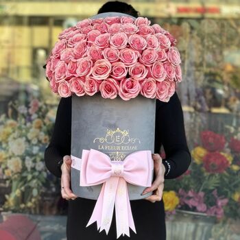 Pink Roses and a Bow