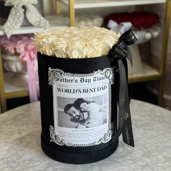 Forever Dad – Custom Photo Rose Box