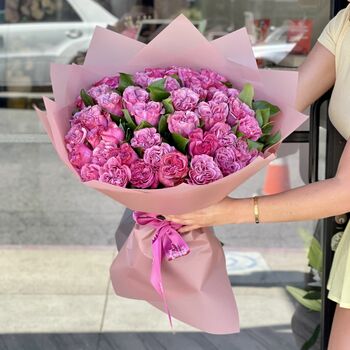 50 Pink Roses Bouquet